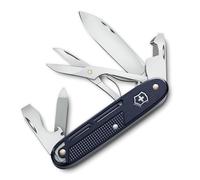 Victorinox Couteau Suisse Synergy X Alox, Multitool 10 Fonctions, Bleu | Couteau de poche polyvalent avec ciseaux de précision, côtes en Alox durable et scie à bois, 93 mm, Swiss Made
