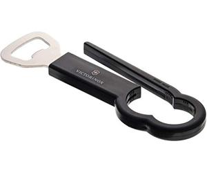 Victorinox Décapsuleur Universel, Ouvre-bouteille PET et Boisson, Noir | Ustensile de cuisine en polyamide et acier, ergonomique pour ouvrir sans effort, 232 mm, Fabriqué en Suisse