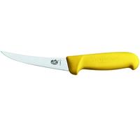 Victorinox Fibrox Couteau de Cuisine/Couteau à Désosser, Manche Ergonomique, 12 Cm, Jaune