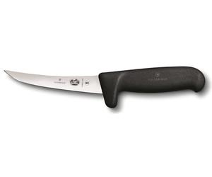 Victorinox Fibrox Safety Grip Couteau de Cuisine/à Désosser, Tranchant Normal, 12 Cm, Nylon, Noir