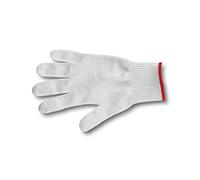 Victorinox Gant de Protection de Cuisine en Brinix, M, Blanc | Gant de travail tricoté ambidextre en polyester et acier inoxydable pour boucherie et restauration, 26 cm, Swiss Made