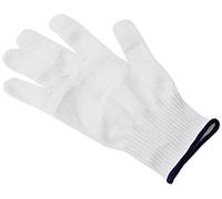 Victorinox Gant de Protection de Cuisine, Travail Sûr, Tricoté, L, Blanc | Gant ambidextre en Brinix et acier inoxydable pour boucherie et restauration. Dimensions 260 x 180 mm. Swiss Made
