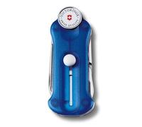 Victorinox Golf Tool, Couteau de Poche Suisse, Multifonction, 10 Fonctions, Marque Balle, Relève Pitch, Bleu Transparent