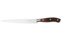 Victorinox Grand Maître Couteau à Filet, Lame Flexible 20 cm, Manche Bois