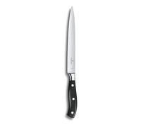 Victorinox Grand Maître Couteau à Fileter, Lame Flexible 20 cm, Noir | Couteau de chef professionnel en acier inoxydable avec manche ergonomique pour la préparation fine de poisson et viande.