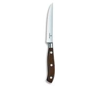 Victorinox Grand Maître, Couteau à steak professionnel, Lame extra-tranchante, tranchant dentelé, 12 cm, Manche en bois noble, Acier inoxydable, brun