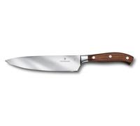 Victorinox Couteau de chef 7.7400.20G Grand Maître – Lame 20 cm, manche bois marron