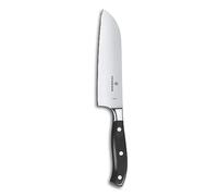 Victorinox Grand Maître Couteau Santoku, Lame de 17 Cm, Forgé, Inoxydable, en Acier Inoxydable, Noir