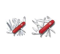 Victorinox Handyman, Swiss Army Knife, Couteau multifonction, Léger, Multitool, 24 Fonctions & Huntsman, Couteau de Poche Suisse, Multifonction, Léger, 15 Fonctions, Grande lame