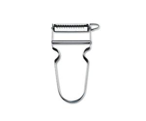 Victorinox J-Star Ustensiles de Cuisine Éplucheur à Julienne, Lame Oscillante, Gris
