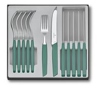 Victorinox - Ménagère Swiss Modern, 12 pièces - sage - 6.9096.11W43.12