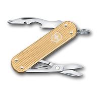 Victorinox Outil de Poche Companion Slim Alox, Outil Multifonction, 5 Fonctions, Petit, y c. Ciseaux et Tournevis, Swiss Made, Or