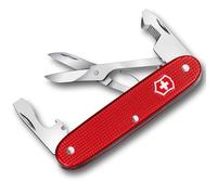 Victorinox Outil de Poche Companion Slim Alox, Outil Multifonction, 6 Fonctions, y c. Ciseaux, Ouvre-Emballage, Tournevis, Swiss Made, Rouge