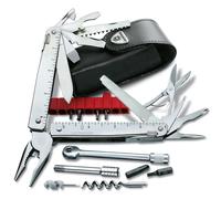 Victorinox - Pince Swiss Tool X Plus Ratchet 38 Fonctions Etui Cuir - 3.0339.L