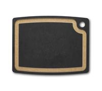 Victorinox Planche à Découper, Gourmet Serie, Cutting Board M 36.8 x, 28.6 x, 0.9, Rainure à Jus, Ménage les lames, Lavable au lave-vaisselle, Noir