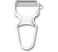 Victorinox RAPID Éplucheur à Tomate et Kiwi, Lame Dentelée, Blanc | Éplucheur à double tranchant en ABS pour gauchers et droitiers, idéal pour fruits et légumes tendres, Swiss Made