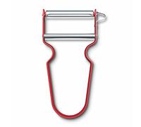 Victorinox Économe REX 11 cm, lame droite, aluminium, rouge