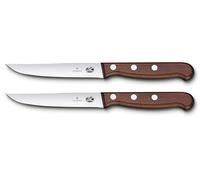 Victorinox Set de couteaux à steak 12 cm avec manche en bois 2 pcs lame droite