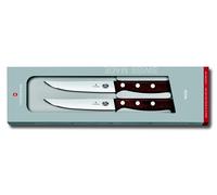 Victorinox Set de couteaux à steak 12 cm avec manche en bois 2 pcs lame droite
