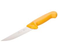Victorinox Swibo 5.8421 Couteau de Cuisine/Couteau à Dépouiller, large, Tranchant Normal, Longueur de Lame de 14 Cm, Orange