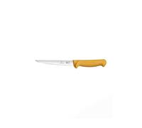 Victorinox Swibo Couteau de Cuisine, Couteau à Désosser, Tranchant Normal, Acier Inoxydable, Noir