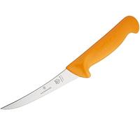 Victorinox Swibo Couteau de Cuisine/Couteau à Désosser, Tranchant Normal, Longueur de Lame de 13 Cm, Nylon, Noir