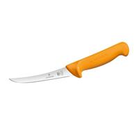 Victorinox Swibo Couteau de Cuisine/Désossage, Lame de 13 Cm, Tranchant Normal, Lame Flexible, Jaune