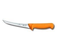 Victorinox Swibo Couteau de Cuisine/Désossage, Lame de 16 Cm, Tranchant Normal, Lame Flexible, Jaune
