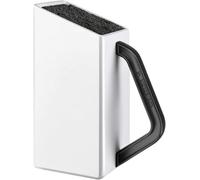 Victorinox Swiss Classic Bloc à Couteaux Universel, Petit, Vide, Blanc | Support de rangement compact en nylon avec intérieur amovible, idéal pour couteaux de cuisine, 125 x 70 mm, fabriqué en