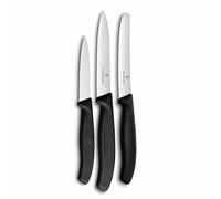 Victorinox Set de couteaux d'office Victorinox Swiss Classic 3 pièces Noir