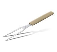 Victorinox Swiss Modern, Fourchette à découper professionnelle, Lame extra-tranchante, 15 cm, Manche plastique robuste, Acier inoxydable, beige amande