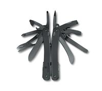 VICTORINOX Couteau Suisse Swiss Tool Spirit MXBS, 24 Fonctions, Outil Multifonction, y c. Pince, Tournevis, Ouvre-Boîtes, Étui-Ceinture Nylon, Noir