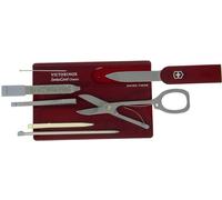 Victorinox SwissCard 0.7100.T Set d'outils de poche Nombre de fonctions 10 rouge rubis