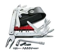 VICTORINOX SWISSTOOL PLUS 38 OUTILS ETUI CUIR 3.0338.L