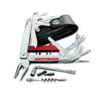 Victorinox SwissTool X Plus 39 fonctions avec étui en cuir argent