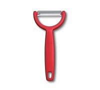 Victorinox Ypso Éplucheur à Tomates et Fruits, Lame Dentelée 5 cm, Rouge | Idéal pour légumes à peau lisse, lame double tranchant en acier inoxydable, manche ergonomique en polypropylène, Swiss Made
