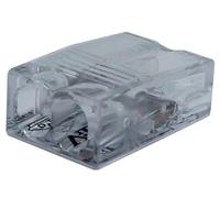 ViD® VDE VC02 Lot de 100 bornes de connexion/bornes enfichables Ø 0,5-2,5 mm² 2 broches Blanc