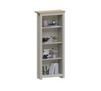 Vida Designs Arlington Bibliothèque Moderne avec étagères de Rangement en MDF Gris (4 Niveaux)