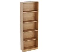 Vida Designs Cambridge 5 étages Extra Large Bibliothèque, chêne en Bois étagère unité de Stockage d'affichage Bureau Meuble de Salon