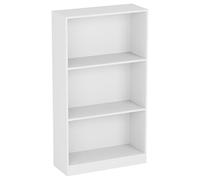 Vida Designs Cambridge Bibliothèque Moyenne à 3 Niveaux en Bois Blanc pour Bureau, Salon, 108 x 60 x 24 cm