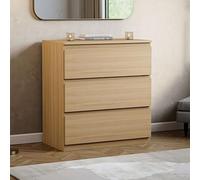 Vida Designs Denver Commode à tiroirs (pin, 3 tiroirs)