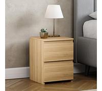 Vida Designs Denver Table de Chevet 2 tiroirs en pin
