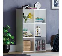 Vida Designs Durham Cube Bibliothèque de Rangement pour Salon ou Bureau (6 Cubes, Blanc)