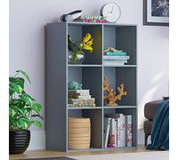 Vida Designs Durham Cube Bibliothèque de Rangement pour Salon ou Bureau (6 Cubes, Gris)
