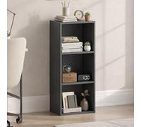 Vida Designs Oxford 3 Niveau Cube Bibliothèque, Moderne Space-Saving Meuble de Rangement for Salon, Chambre Or Bureau, Autoportant Exposition Shelf, H80xW32xD24cm (Gris)