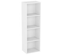 Vida Designs Oxford Bibliothèque Cube à 4 étages en Bois Blanc