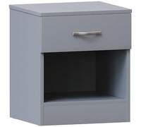 Vida Designs Table de Chevet, Gris, H 47 x W 40 x d 36