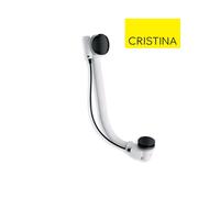 Vidage Baignoire à câble 57cm automatique Noir Mat - CRISTINA ONDYNA VB41713