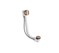 Vidage baignoire automatique à cable 80 cm avec siphon orientable Or Rose - CRISTINA ONDYNA VB41746P