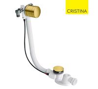 Vidage baignoire automatique Or Brossé - CRISTINA ONDYNA VE26396P